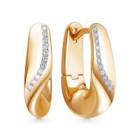 2-855-10 Серьги 585 7,17 22 Бр Кр-57 3/5А 0,158ct