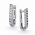 Серьги из серебра с фианитами (арт. 02-5752/00КЦ-00)