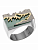 Кольцо из серебра с малахитом (арт. 36К153005)