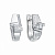 Серьги из белого золота с бриллиантами (арт. 3880-21001)
