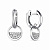 Серьги из серебра с фианитами (арт. 02-1795/00КЦ-00)