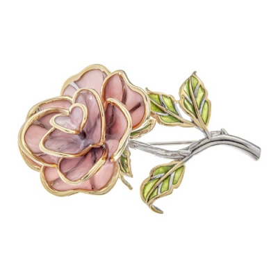 Брошь из серебра с эмалью (арт. 27В149026)
