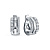 Серьги из белого золота с бриллиантами (арт. 3989-21001)