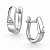 Серьги из серебра с фианитами (арт. 02-4757/00КЦ-00)