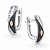 Серьги из серебра с фианитами (арт. 02-4705/000Б-17)
