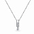 Колье из серебра с фианитами, р. 45-50 (арт. 06-5095/00КЦ-00)
