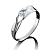 Кольцо из белого золота с фианитом огранки Swarovski (арт. 01-4891-00-501-1120-38)