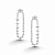 Серьги из серебра с фианитами (арт. 02-5424/00КЦ-00)