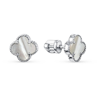 Серьги из серебра с перламутром (арт. 902062787)