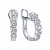 Серьги из белого золота с бриллиантами (арт. ЗС-91446-I)