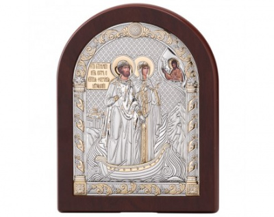 Икона Петр и Февронья 15*20 (арт. 84130/4ORO)