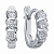 Серьги из белого золота с бриллиантами (арт. ЗС-91289-I)
