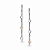 Серьги из серебра с бриллиантами (арт. 02-5528/000Б-00)