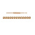 Браслет из красного золота (арт. Н270А2-А51)