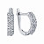 Серьги из белого золота с бриллиантами (арт. ЗС-91352-I)